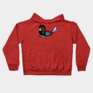 Polysexual Pride Bird Kids Hoodie